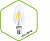 Лампа светодиодная ASD LED-свеча-PREMIUM 5.0Вт 160-260В Е27 3000К 450Лм прозрачная