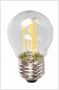 Лампа светодиодная LED-шар-PREMIUM  5.0Вт 160-260В Е27 4000К 450Лм прозрачная ASD