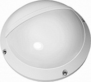 Светильник светодиодный ДБП-12w 4000K 760Лм круглый козырек пластиковый IP65 белый (94840 NBL-PR3)